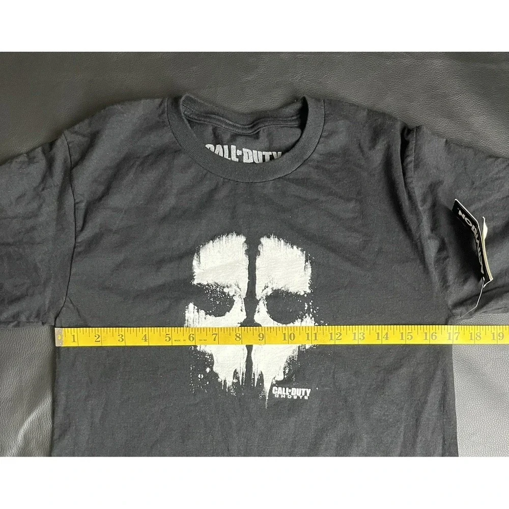 NWT Call of Duty Ghosts Black Blue Double Layer Long Sleeve Shirt Youth XL 14/16 - Picture 5 of 7